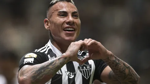 Eduardo Vargas le dio un agónico triunfo al Atlético Mineiro. (Foto: Pedro Vilela/Getty Images)
