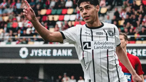 Darío Osorio anotó para el FC Midtjylland.
