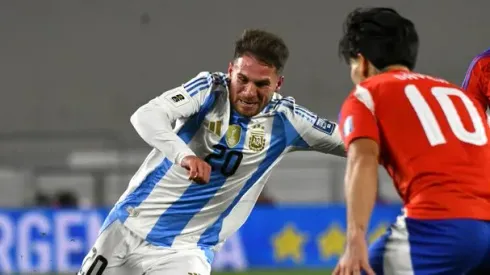 Alexis Mac Allister anotó el primer gol de Argentina.
