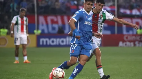 Fabián Hormazábal no estuvo en el partido de la U ante Palestino en el Estadio Nacional. (Foto: Photosport) 
