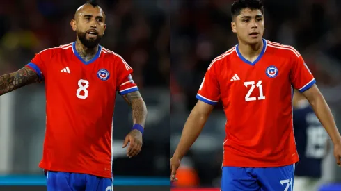 Arturo Vidal se refiere a Damián Pizarro. (Foto: Photosport)
