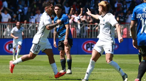 Marcos Bolados anotó el 1 a 0 para Colo Colo (Foto: Eduardo Fortes/Photosport) 
