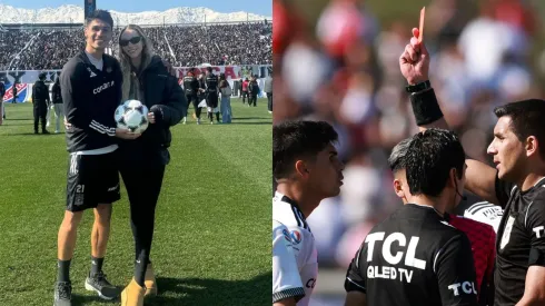 Rosemarie Eggers lanza dardo al árbitro, Mathías Riquelme. (Foto: Rosemarie Eggers | Photosport)
