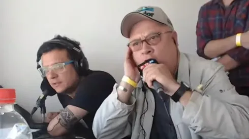 Tito Garrido recibe puros elogios tras su relato del gol del triunfo Albo. (Foto: Radio ADN)