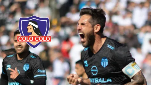 Joaquín Larrivey feliz por enfrentar a Colo Colo en el Monumental<br />
(Foto: Carlos Alarcon/Photosport) 
