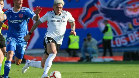 Carlos Palacios encabezó el ranking de goleadores albos 2024 (Foto: Jonnathan Oyarzun/Photosport)