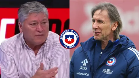 Pato Yáñez le prestó ropa a Ricardo Gareca. 
