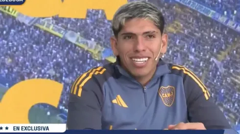 Carlos Palacios y sus primeras palabras como jugador de Boca Juniors
