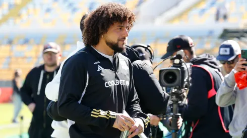 Maximiliano Falcón tiene contrato con Colo Colo por todo 2025. (Foto: Photosport)
