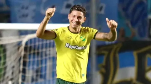 César Pérez convirtió su primer gol en el fútbol argentino.
