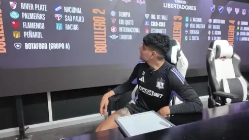 Claudio Aquino eligió a los rivales que quiere enfrentar con Colo Colo en la Copa Libertadores 2025. (Foto: Captura)
