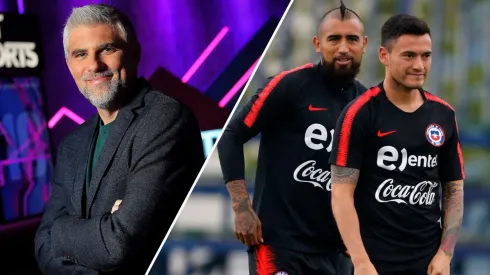 El periodista nacional dejó en claro que optaría por la titularidad de Aránguiz antes que Vidal
