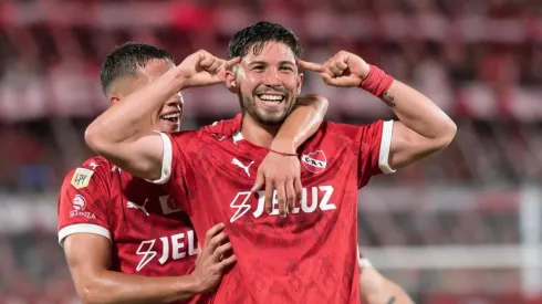 Felipe Loyola anota un doblete con Independiente. (Foto: Instagram)
