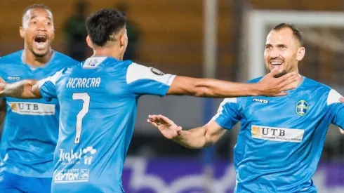 San Antonio Bulo Bulo da la primera sorpresa de la Copa Libertadores. (Foto: Libertadores)
