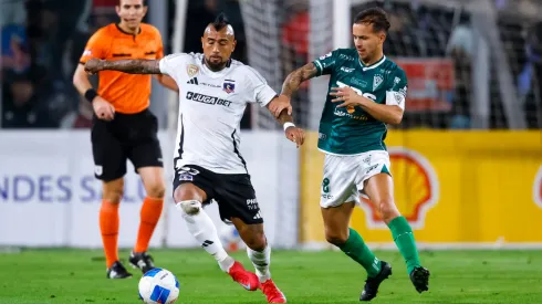 Vidal terminó 'caliente' con el planteamiento de Wanderers (Photosport).