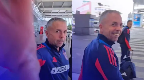 Gustavo Álvarez sorprende con broma a reportero. (Foto: La Voz Azul)
