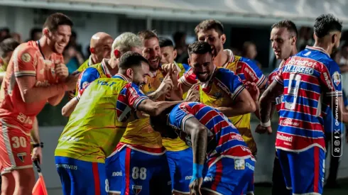 En Fortaleza todavía ni juegan contra Colo Colo y ya están pensando en el partido contra Racing. 
