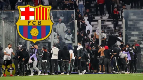 Ronald Araújo, capitán de los blaugranas, no quedó ajeno a la tragedia que tiene a Colo Colo haciendo noticia en todo el mundo. (Foto: Photosport)
