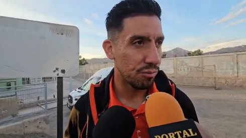Rodolfo González habla tras el empate de Cobreloa ante Deportes Copiapó. (Foto: Zona de Gigantes) 
