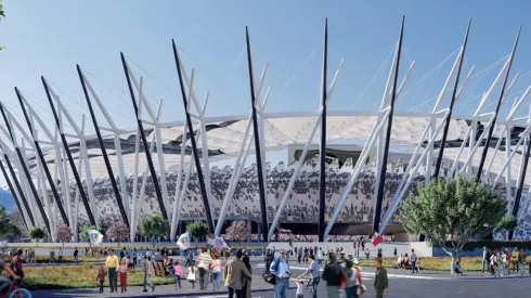 Así se vería desde el exterior el nuevo Estadio Monumental de Colo Colo. (Foto: Captura)