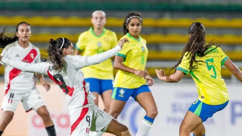 Brasil venció cómodamente a Perú en el Sudamericano femenino sub-17. 
