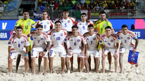 La Selección Chilena de Fútbol Playa sigue con vida en el Mundial. (Foto: @LaRoja)
