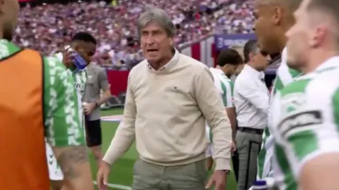 Manuel Pellegrini perdió sus casillas en la derrota del Real Betis.