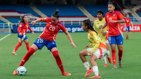 Chile cayó ante Colombia en el Sudamericano Femenino Sub 17. (Foto: Fernando Escobar – Comunicaciones FFCH)
