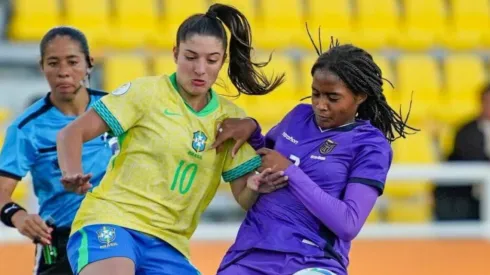 Brasil y Ecuador igualan en un entretenido partido.