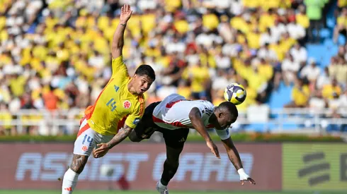 Colombia no pudo de local ante Perú (Getty Images).

