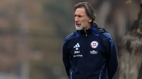 Ricardo Gareca dio sus impresiones previo al Chile vs. Bolivia.<br />
(Foto: Javier Torres/Photosport)
