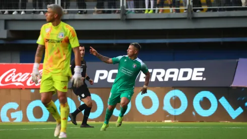 Leonardo Valencia le dio el triunfo a Audax Italiano (Photosport).
