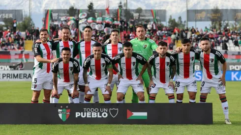 Palestino confirma su formación para enfrentar a Bolivar
