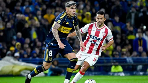Carlos Palacios vive un difícil momento en Boca Juniors (Getty Images).
