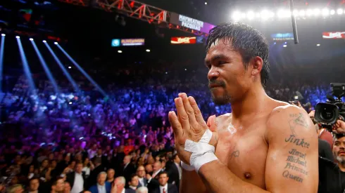 Manny Pacquiao está de regreso en el boxeo y ya se palpita lo que podría ser su segundo combate tras su retorno (Photo by Al Bello/Getty Images)
