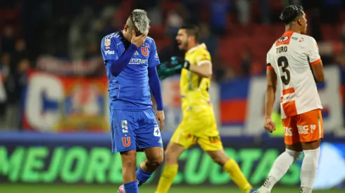 Leandro Fernández erró un penal en los descuentos para la U (Photosport).
