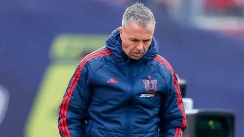 Gustavo Álvarez se sinceró tras la derrota de la U (Photosport).
