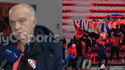 Néstor Grindetti volvió a la carga tras los incidentes entre Independiente y la U (Captura/Getty).