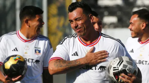 Esteban Paredes no se guardó nada contra la U de cara a la Supercopa (Photosport).
