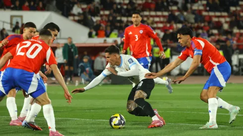 Guillermo Maripán, el más criticado en el primer tiempo de La Roja.
