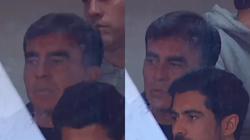 Gustavo Quinteros miró en el estadio el empate de Independiente. Debutará ante Racing. (Foto: El Gráfico)
