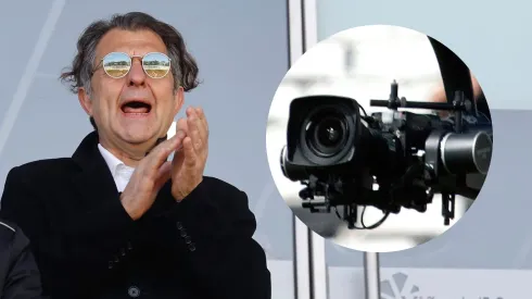 Aníbal Mosa celebra la nueva medida de seguridad que se tomará en Colo Colo (Foto: Sebastian Cisternas/Photosport)
