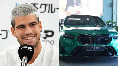 Carlos Alcaraz recibió por parte de BMW un imponente modelo de alta gama.
