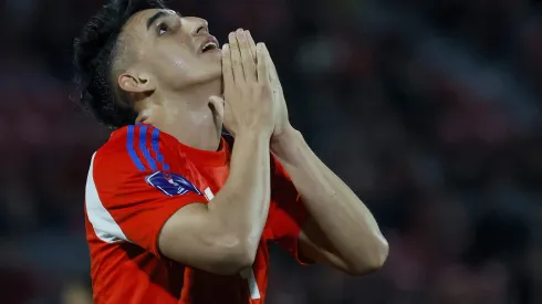 Lautaro Millán feliz con su debut en la selección chilena adulta.
