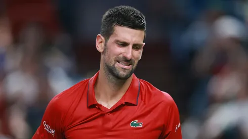 Novak Djokovic sufrió como nunca con su físico en el Masters 1000 de Shanghái