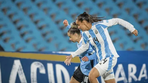 Argentina igualó de visita con Uruguay y rescató un valioso punto en la Liga de Naciones femenina (Foto: AUF Fem)
