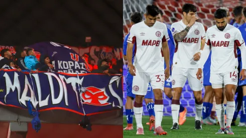 Hinchas de la U merodean las calles de Buenos Aires en la previa del choque con Lanús 
