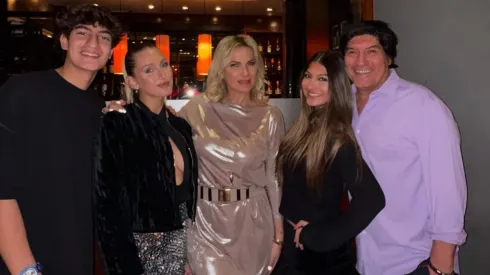 Iván Zamorano junto a su familia se radicaron en Madrid