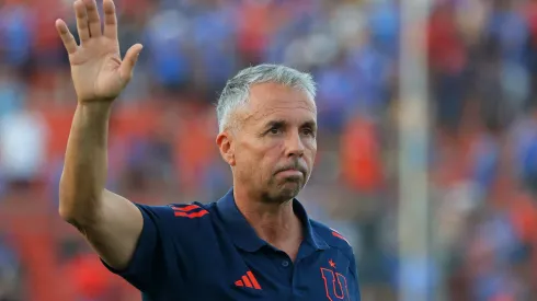 Gustavo Álvarez habló tras el triunfo de la U ante Deportes Iquique. (Foto: Jonnathan Oyarzún/Photosport)
