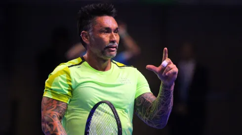 Marcelo Ríos presentó a su joven novia.
